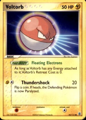 Pokemon FireRed & LeafGreen Voltorb 85/112 COMMON MP