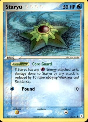 Pokemon Hidden Legends Staryu 75/101 COMMON LP