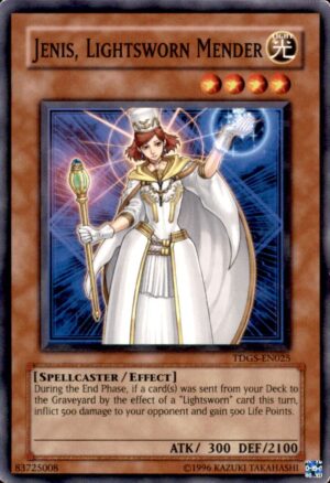 Yu-Gi-Oh The Duelist Genesis Jenis, Lightsworn Mender TDGS-EN025 UNLIMITED LP