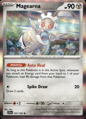 Pokemon Journey Together Magearna 107/159 RARE HOLO NM