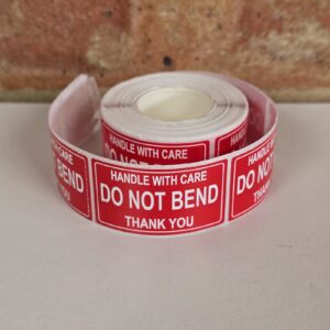 Do Not Bend Stickers Fragile Handle With Care Labels Envelope Parcel Mailer Bags