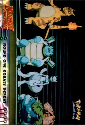 Pokemon Topps The First Movie Trading Cards Round One Equals Defeat #26 LP