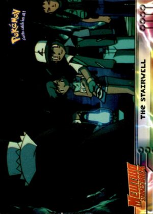 Pokemon Topps The First Movie Trading Cards The Stairwell #19 LP