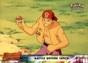 Pokemon Topps The First Movie Trading Cards Battle Before Lunch #10 LP