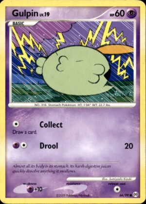 Pokemon Arceus Gulpin 66/99 COMMON NM
