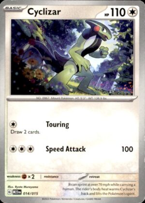 Pokemon McDonald's Collection 2023 Cyclizar 014/015 PROMO LP