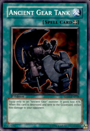 Yu-Gi-Oh Structure Deck: Machine Re-Volt Ancient Gear Tank SD10-EN018 1ST ED LP