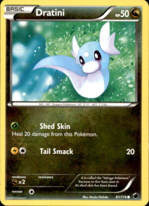 Pokemon Plasma Freeze Dratini 81/116 COMMON LP