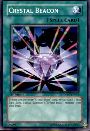Yu-Gi-Oh Duelist Pack 7: Jesse Anderson Crystal Beacon DP07-EN013 1ST EDITION LP