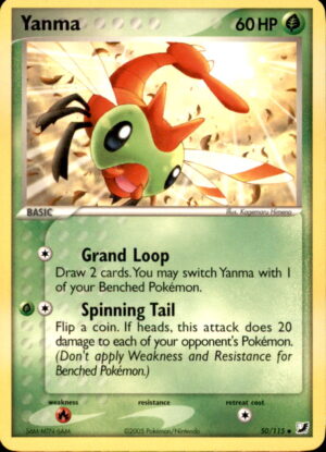 Pokemon Unseen Forces Yanma 50/115 UNCOMMON LP