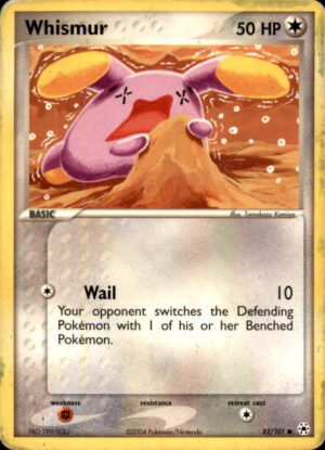 Pokemon Hidden Legends Whismur 82/101 COMMON HP