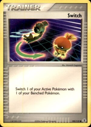 Pokemon FireRed & LeafGreen Switch 102/112 COMMON LP
