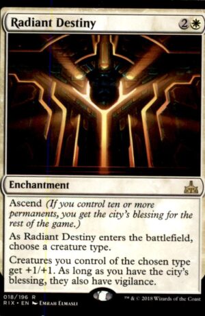 Magic: The Gathering Rivals of Ixalan Radiant Destiny 18 RARE LP