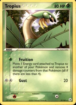 Pokemon Hidden Legends Tropius 27/101 RARE LP
