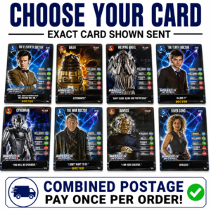 Doctor Who Battles In Time Invader Cards Holo Rare Super Ultra Shiny TCG Spares