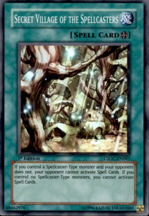 Yu-Gi-Oh Crossroads Chaos Secret Village of the Spellcasters CSOC-EN061 1ST LP