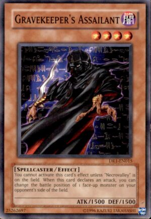 Yu-Gi-Oh Dark Revelation Volume 1 Gravekeeper's Assailant DR1-EN015 UNLIMITED LP
