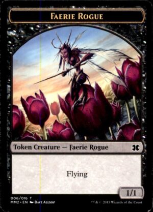 Magic: The Gathering Modern Masters 2015 Faerie Rogue Token 6 TOKEN LP