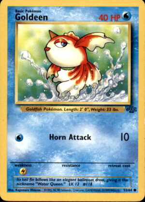 Pokemon Jungle Goldeen 53/64 UNLIMITED COMMON LP-