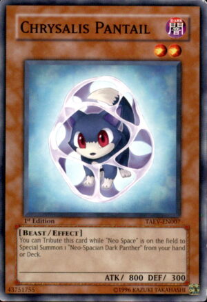 Yu-Gi-Oh Tactical Evolution Chrysalis Pantail TAEV-EN007 COMMON 1ST EDITION LP