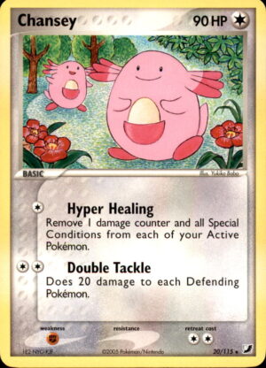Pokemon Unseen Forces Chansey 20/115 RARE LP