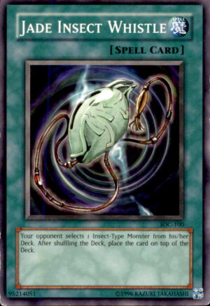 Yu-Gi-Oh Invasion of Chaos Jade Insect Whistle IOC-100 COMMON UNLIMITED LP