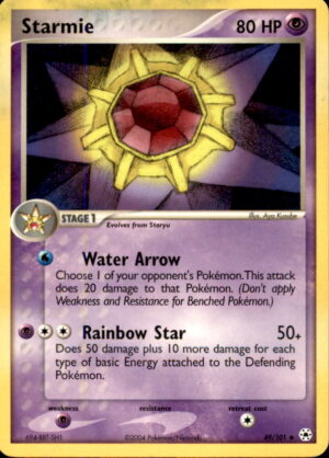 Pokemon Hidden Legends Starmie 49/101 UNCOMMON MP