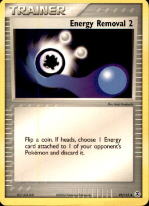 Pokemon FireRed & LeafGreen Energy Removal 2 89/112 UNCOMMON LP