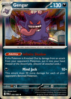 Pokemon Perfect Order Gengar 050/088 RARE HOLO NM