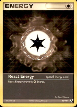 Pokemon Legend Maker React Energy 82/92 UNCOMMON LP