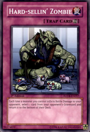 Yu-Gi-Oh Force of the Breaker Hard-sellin' Zombie FOTB-EN057 1ST EDITION LP