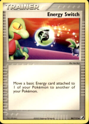 Pokemon Unseen Forces Energy Switch 84/115 UNCOMMON LP
