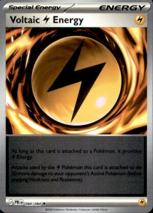 Pokemon Pitch Black Voltaic Lightning Energy 084/084 REVERSE HOLO RARE NM