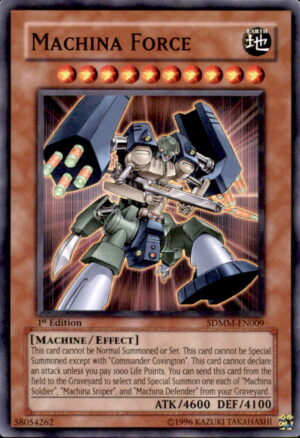 Yu-Gi-Oh Structure Deck: Machina Mayhem Machina Force SDMM-EN009 1ST EDITION LP