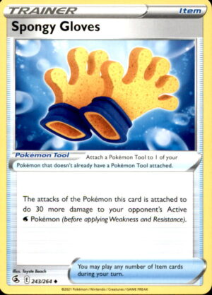 Pokemon Fusion Strike Spongy Gloves 243/264 UNCOMMON NM