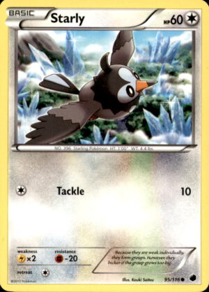 Pokemon Plasma Freeze Starly 95/116 COMMON LP