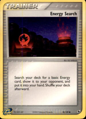 Pokemon Ruby & Sapphire Energy Search 90/109 COMMON LP