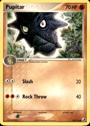 Pokemon Unseen Forces Pupitar 70/115 COMMON LP