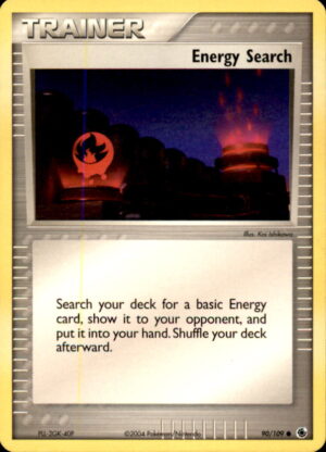 Pokemon Ruby & Sapphire Energy Search 90/109 COMMON LP