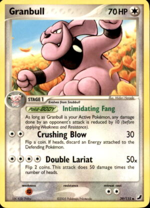 Pokemon Unseen Forces Granbull 39/115 UNCOMMON LP