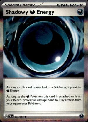 Pokemon Pitch Black Shadowy Energy 083/084 HOLO RARE NM