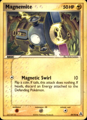 Pokemon Legend Maker Magnemite 59/92 COMMON HP