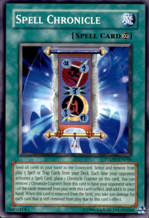 Yu-Gi-Oh Phantom Darkness Spell Chronicle PTDN-EN050 UNLIMITED COMMON LP