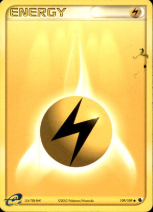Pokemon Ruby & Sapphire Lightning Energy 109/109 COMMON HP