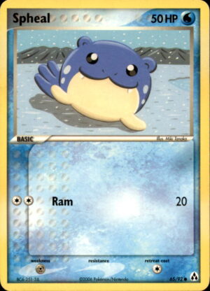 Pokemon Legend Maker Spheal 65/92 COMMON LP