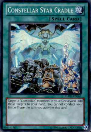 Yu-Gi-Oh Hidden Arsenal 7: Constellar Star Cradle HA07-EN067 UNLIMITED LP