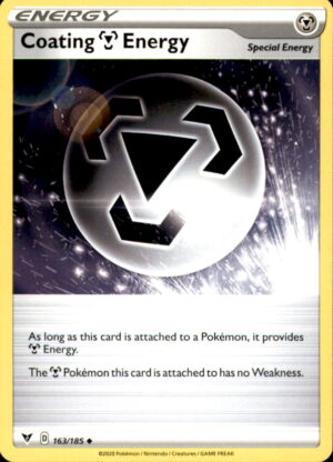 Pokemon Vivid Voltage Coating Metal Energy 163/185 UNCOMMON NM