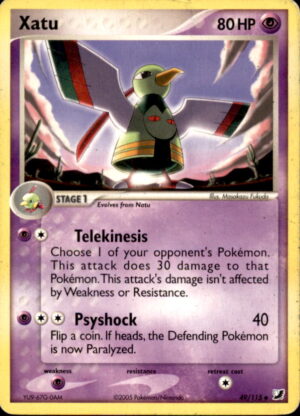 Pokemon Unseen Forces Xatu 49/115 UNCOMMON MP