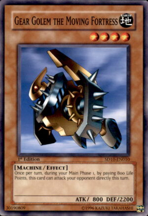 Yu-Gi-Oh Structure Deck 10: Gear Golem the Moving Fortress SD10-EN010 1ST LP