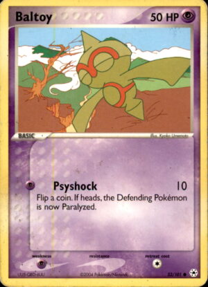 Pokemon Hidden Legends Baltoy 52/101 COMMON MP